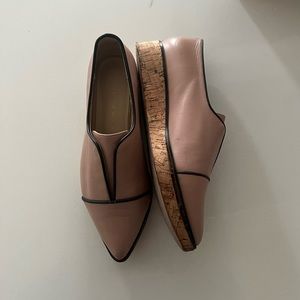 Coye Nokes pointy pink and black shoes in a good condition, size 7.